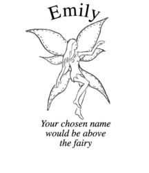 A name stamp with a fairy C13