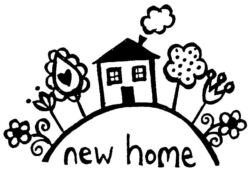 New Home House Flowers Q5154