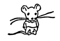 Cartoon mouse A167