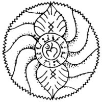 Leaf medaillon K3971