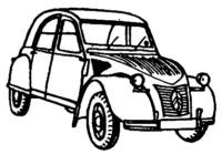 2CV - Citroen - Car M987