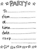 Party Invite Stars Q5180