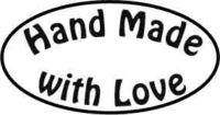 Hand Made with Love oval design Q5741