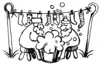 Shepherds washing socks R5274