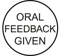 Oral Feedback Given TM165
