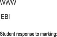 WWW EBI Student response to marking X LARGE