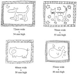Animals in borders Set