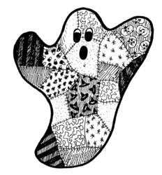 Patchwork ghost D5438