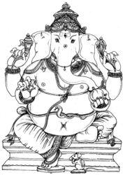 Ganesh - Elephant - India D5444