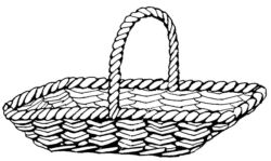 Large Wicker Basket K3967