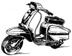 Scooter - Lambretta - Vespa M3246 SMALL