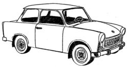 Trabant - Car M3247 SMALL