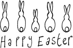 Easter Rabbits Q5727