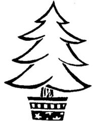 Small Christmas tree R3001