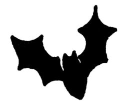 Bat silhouette R3026