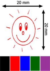 Smiley sun S1303