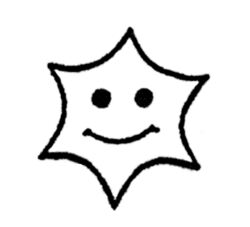 Smiley little star TM133