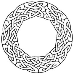 Celtic Circle Border ZC1580