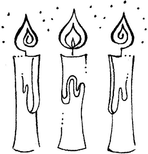 Three candles