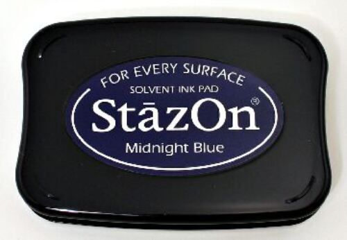 StazOn Midnight Blue ink pad